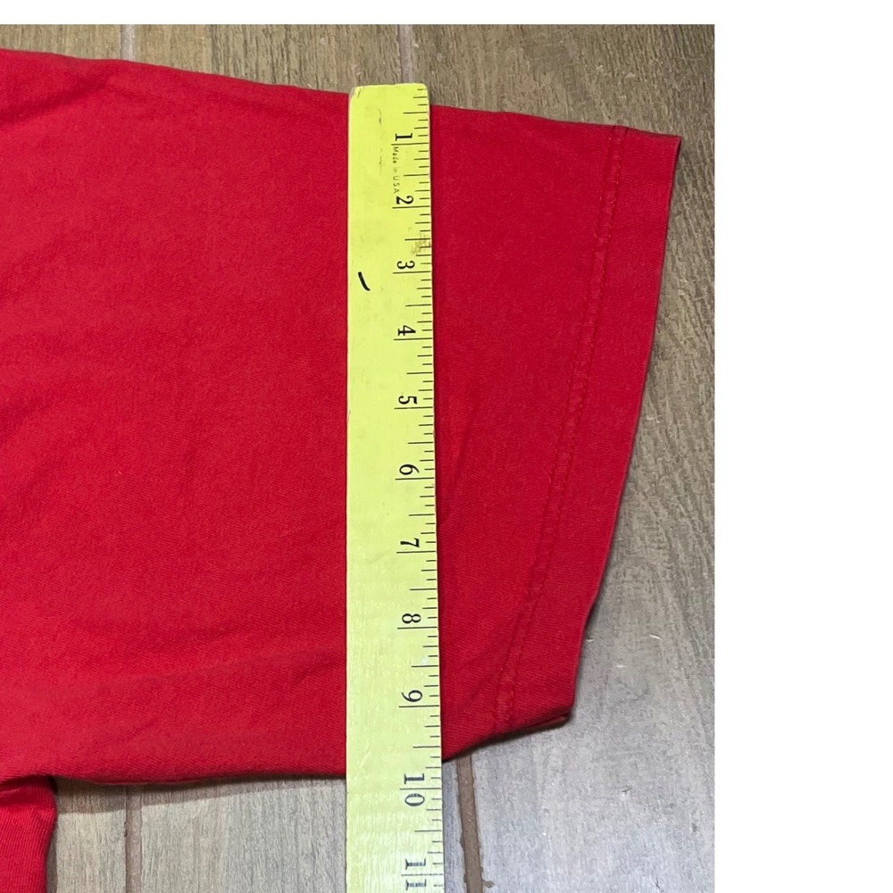 Cotton Exchange Ohio State Football Red Graphic T-Shirt Mens XXL Made in USA - Picture 8 of 9